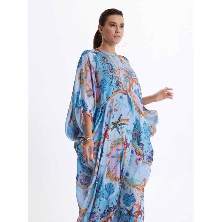 Mermaid Desenli Abaya