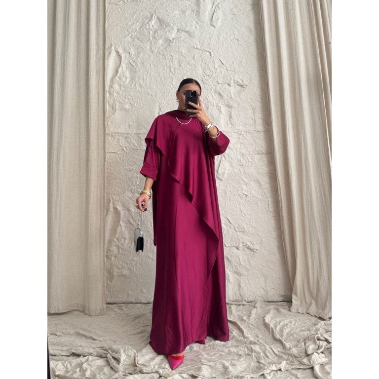 Pembe İpek Abaya